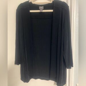 Chico's Black Travelers Cardigan